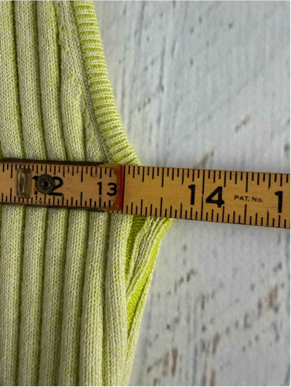 Women's By Together Lime Green Ribbed Knit Midi Dress M - Picture 7 of 11